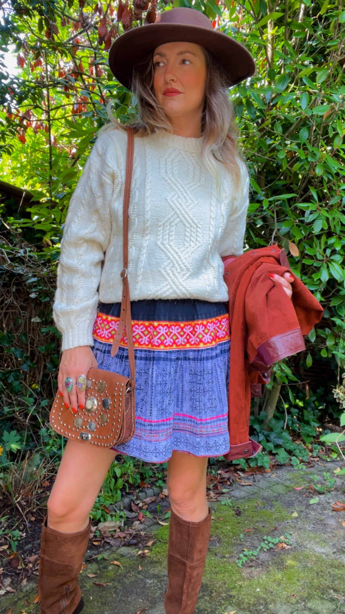 Bohemian purse