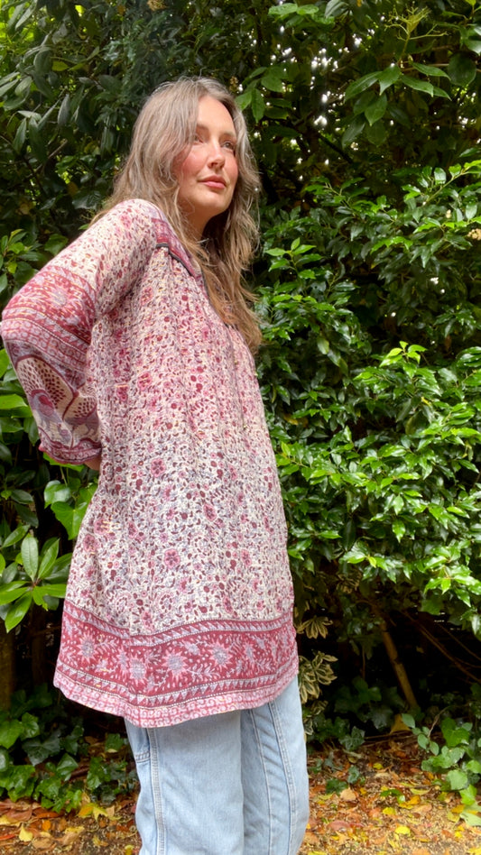 Cotton Gauze Mini Dress