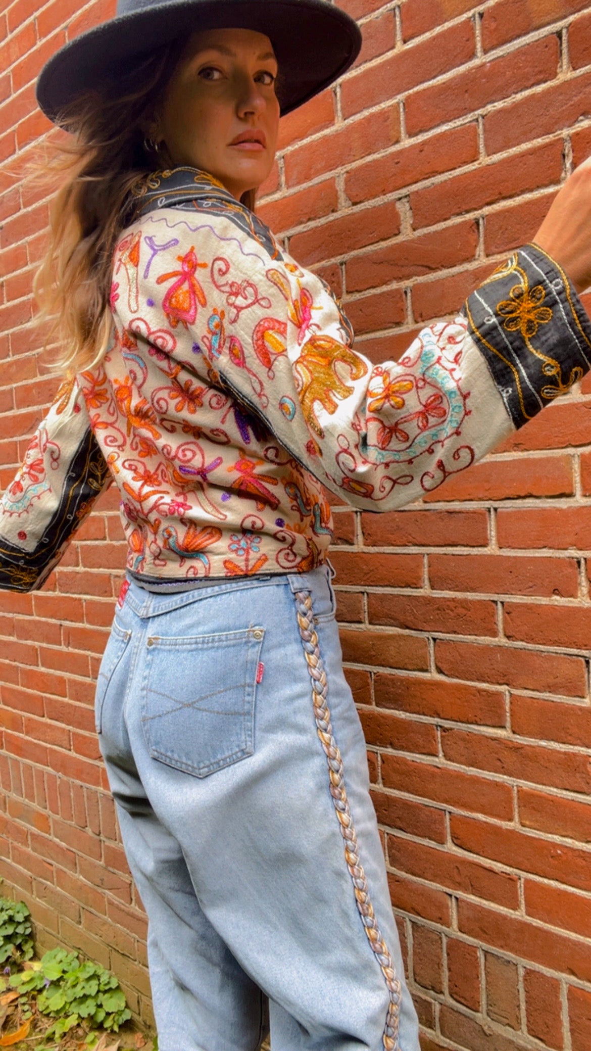 Embroidered Kantha Jacket