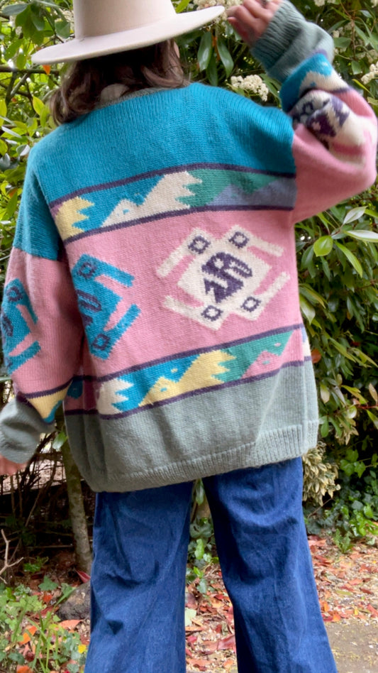 Wool Pastel Cardigan