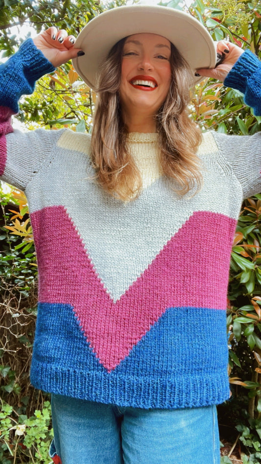 Color Block Jumper
