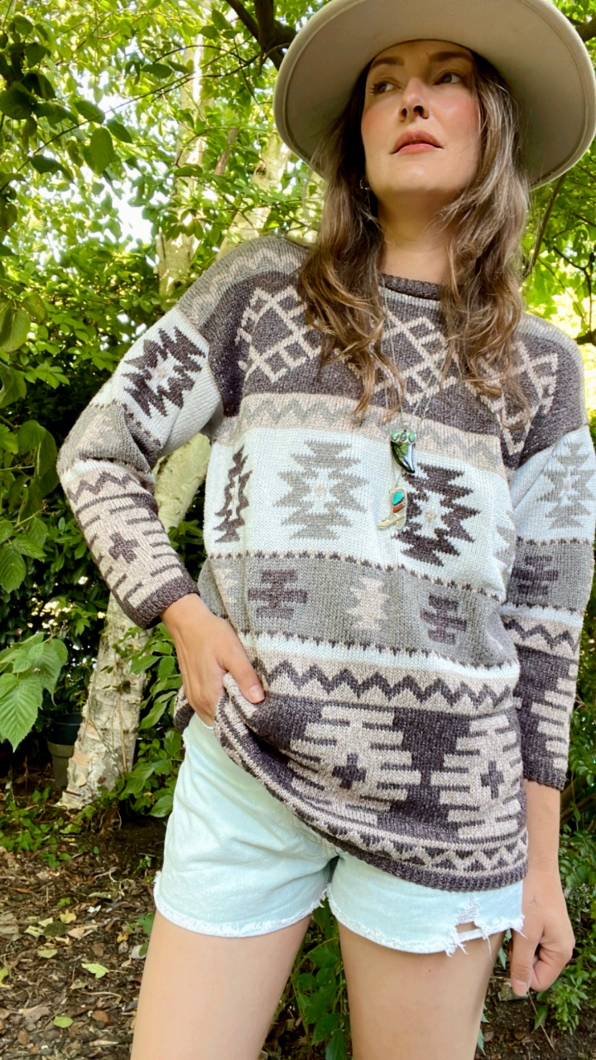 Fair Isle Pattern Jumper