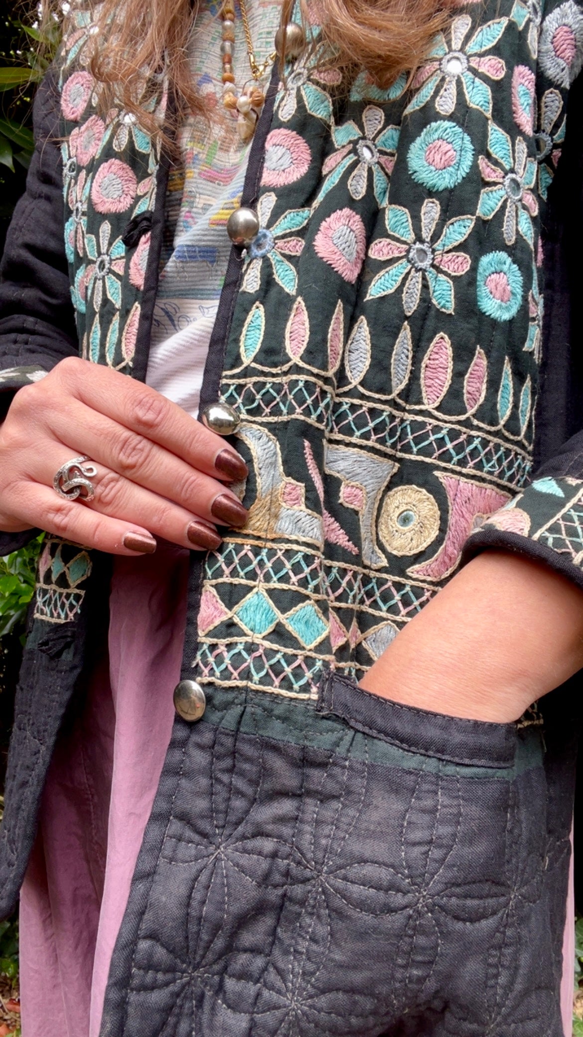 Suzani padded jacket