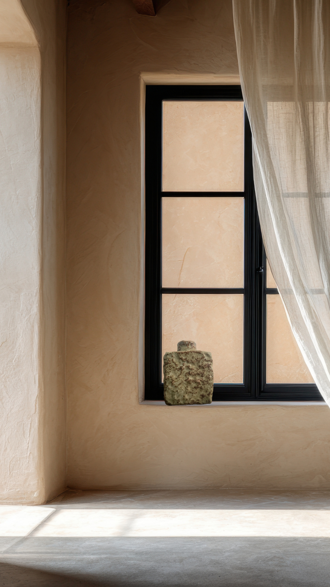 Studio Pottery Lava Vase