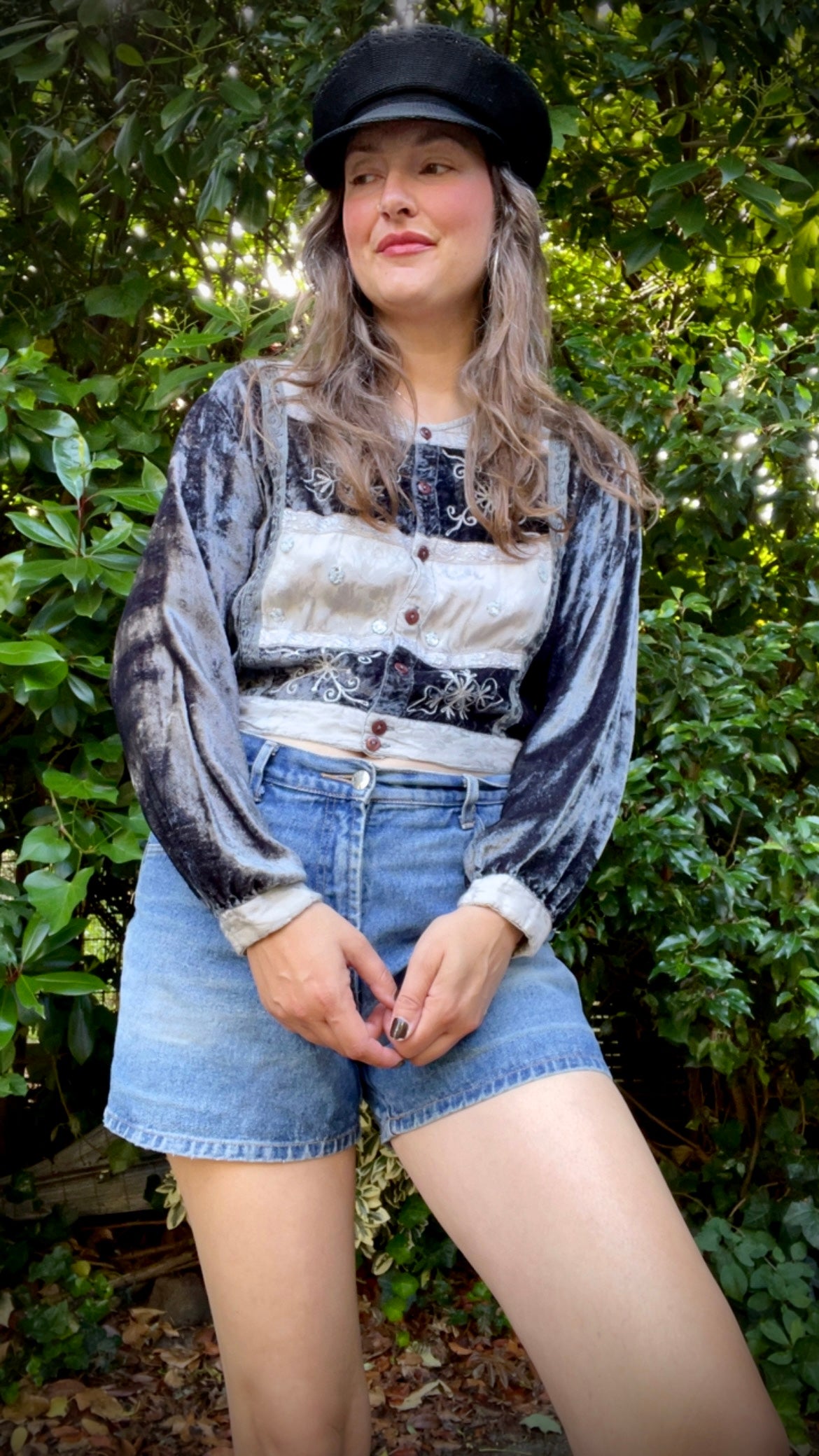 90s Velvet Top