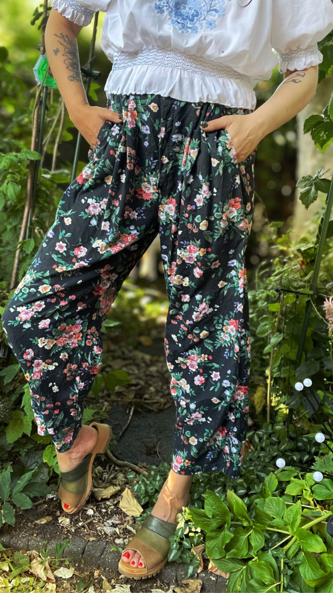 Floral Trousers