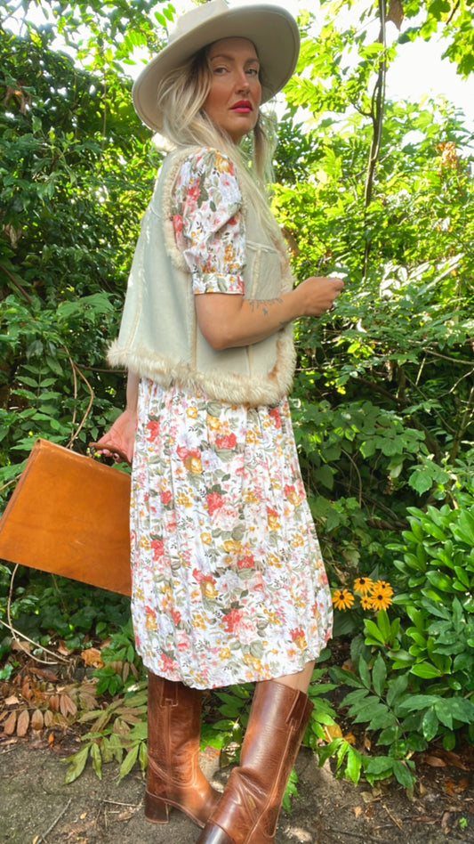 Floral tea dress