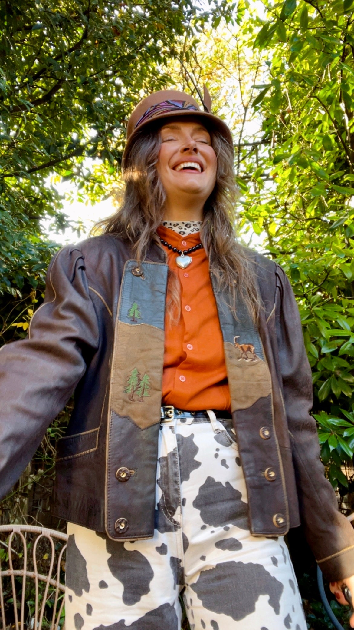 Leather Folklore Jacket