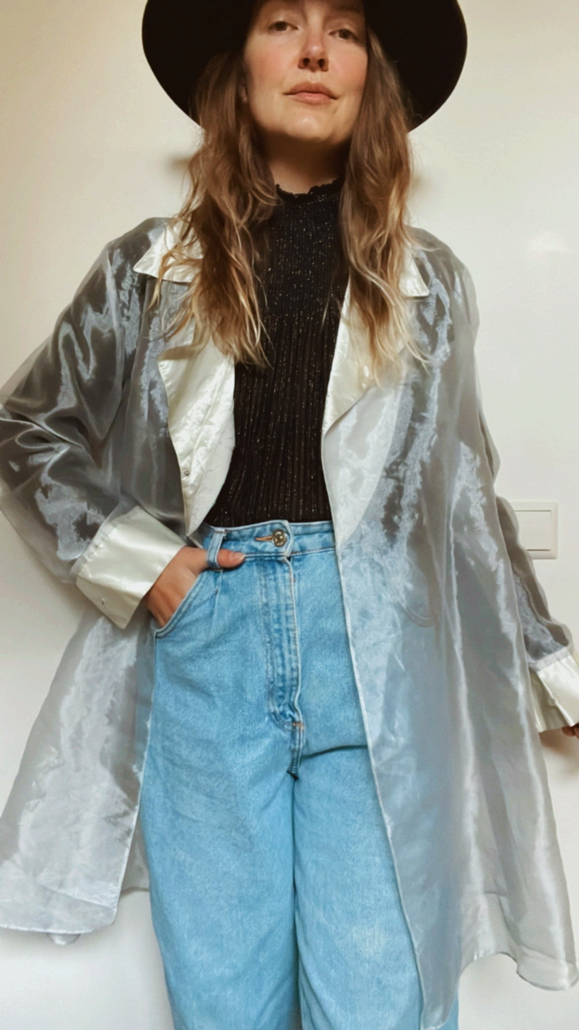 Chiffon Blazer