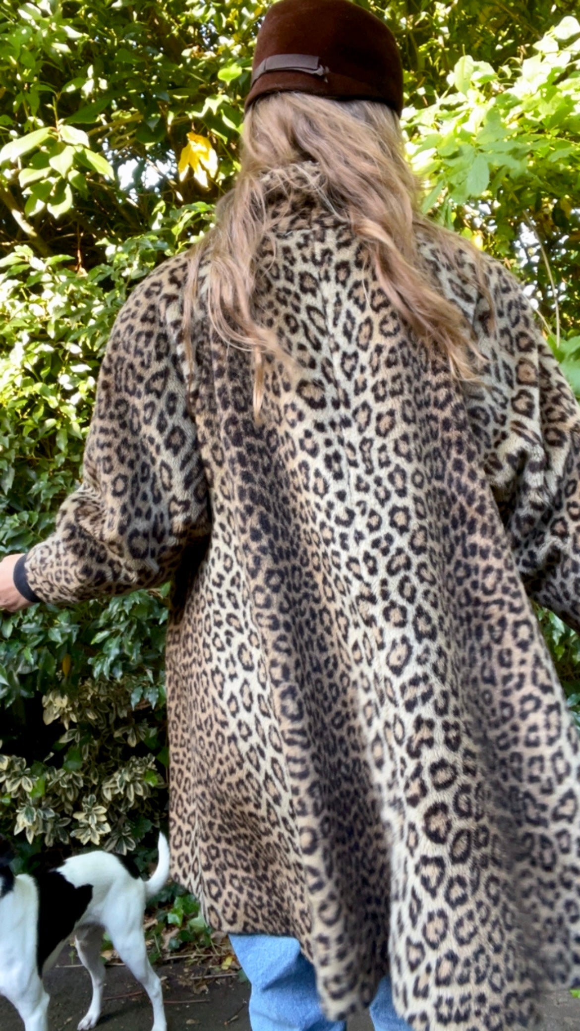 Faux Leopard Coat