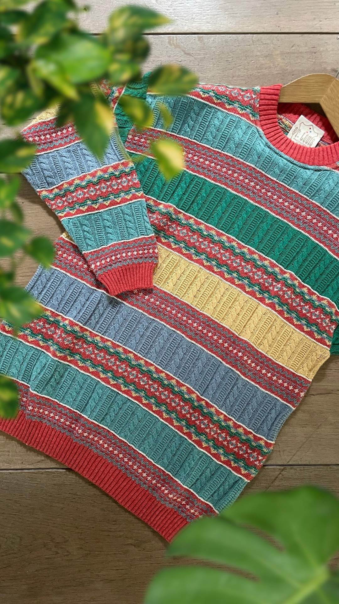 Colorful Pattern Jumper