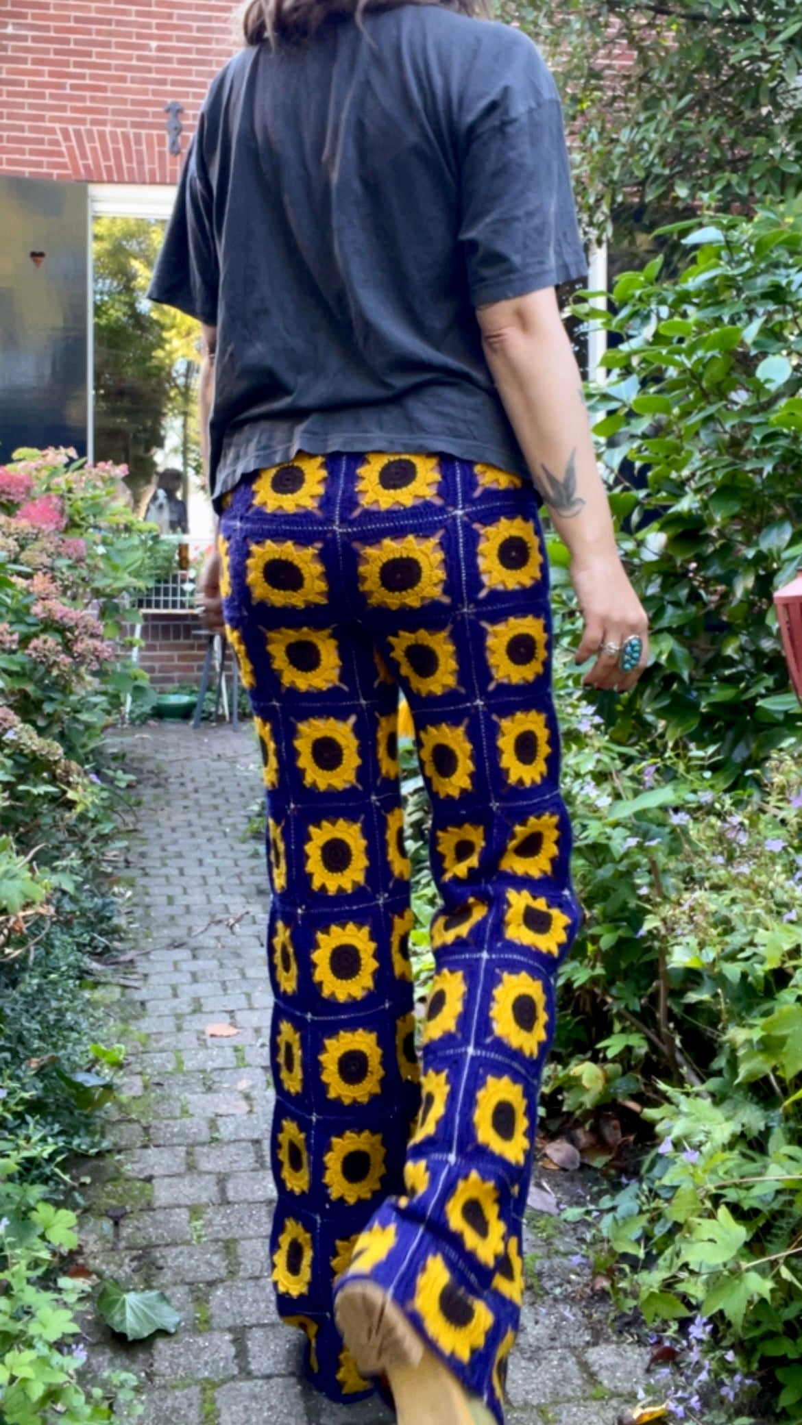 Crochet Sunflower Trousers