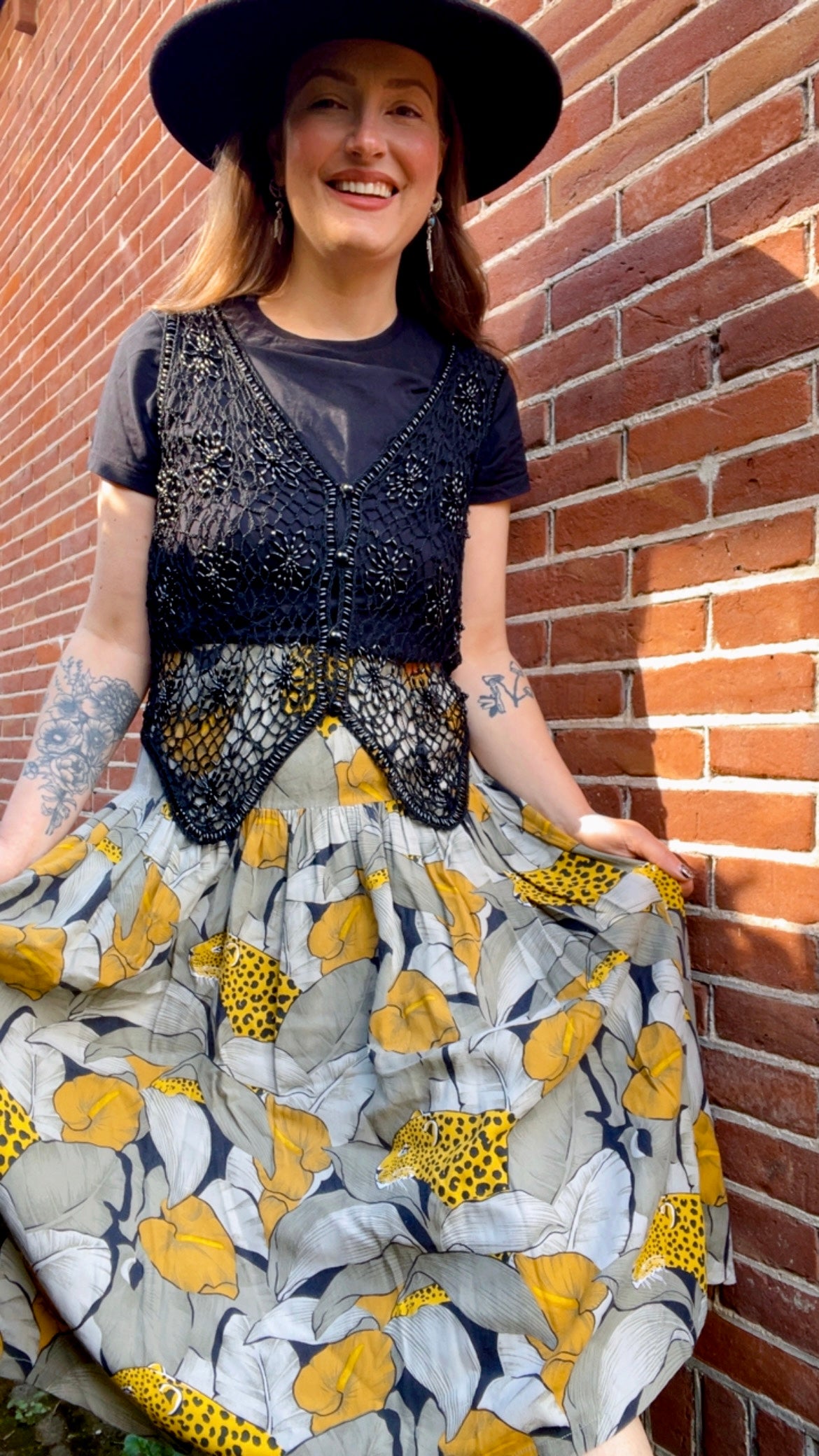 Jaguar Midi Skirt