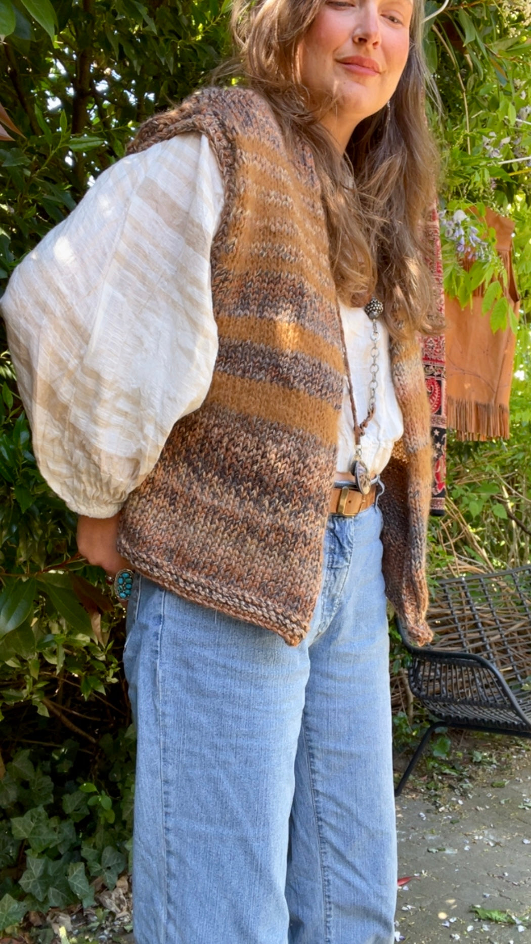 Handmade Knitted Vest