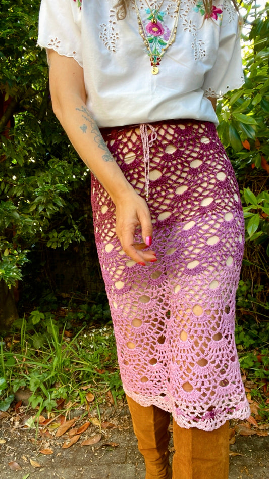 Gradient Crochet Skirt