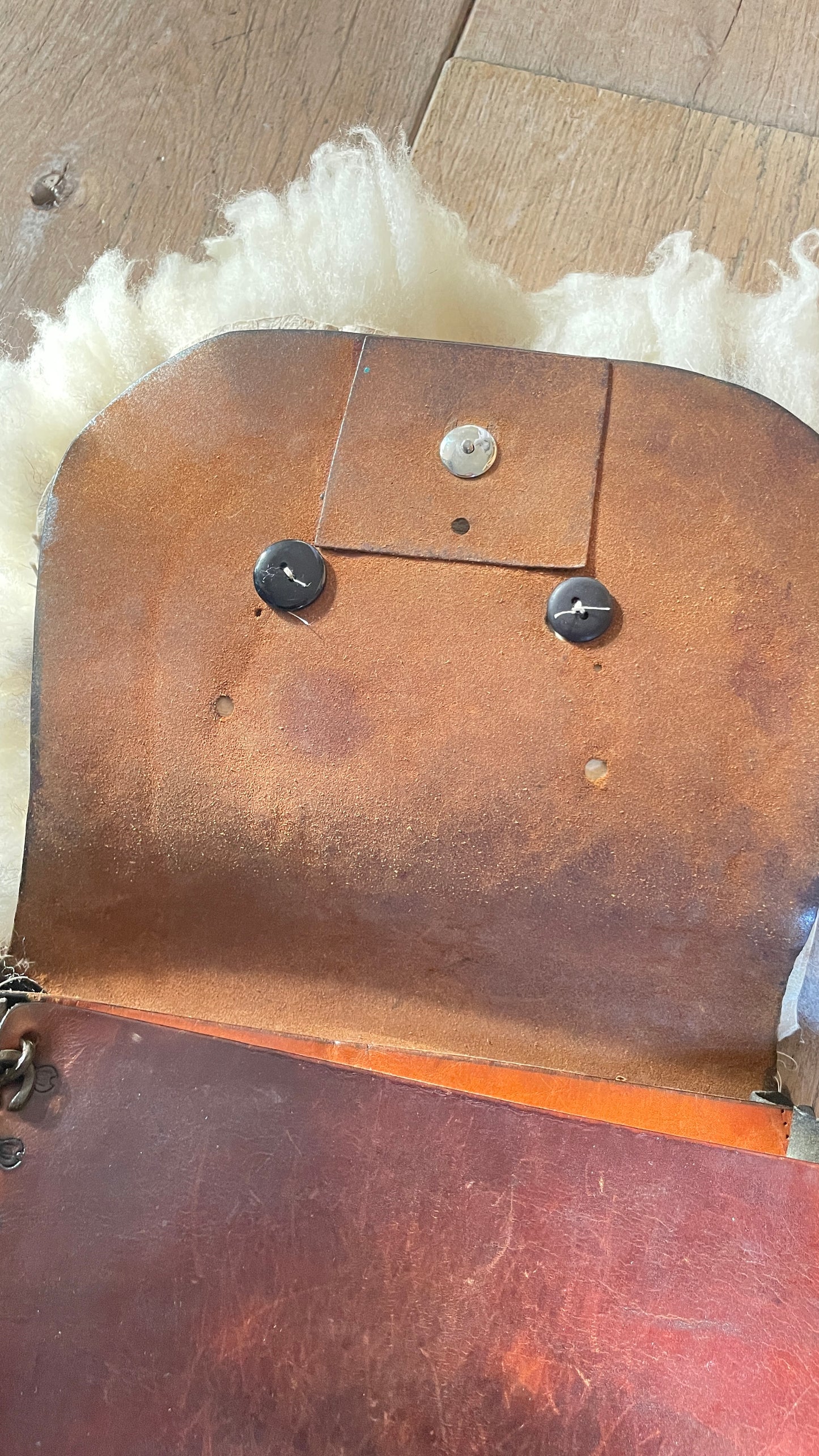 Reworked • Shearling & Leather Bag