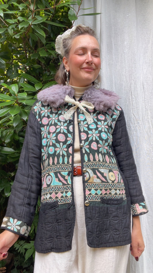 Suzani padded jacket