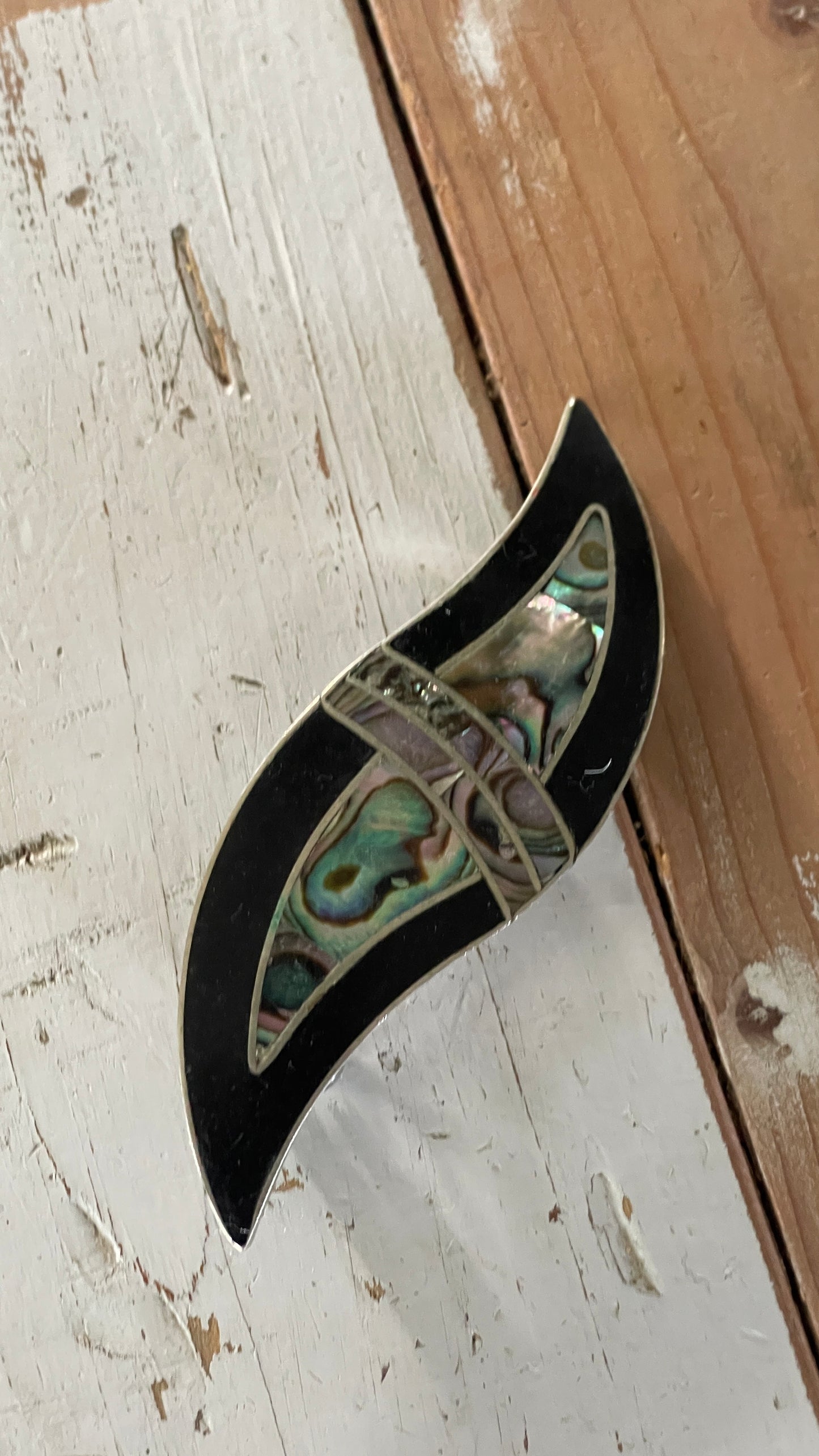 Abalone Shell Clip