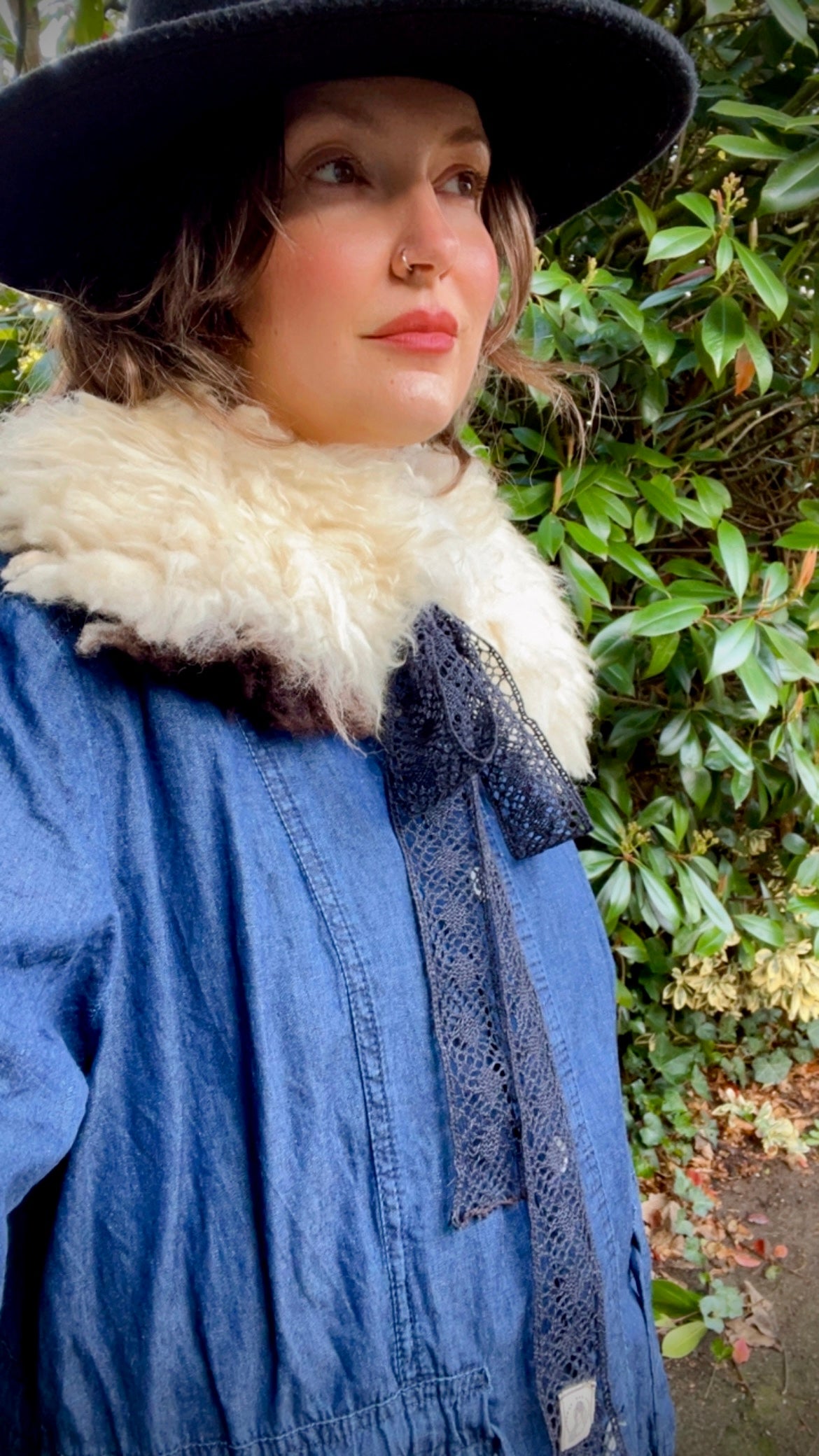 Reworked • Melange Shearling Collar