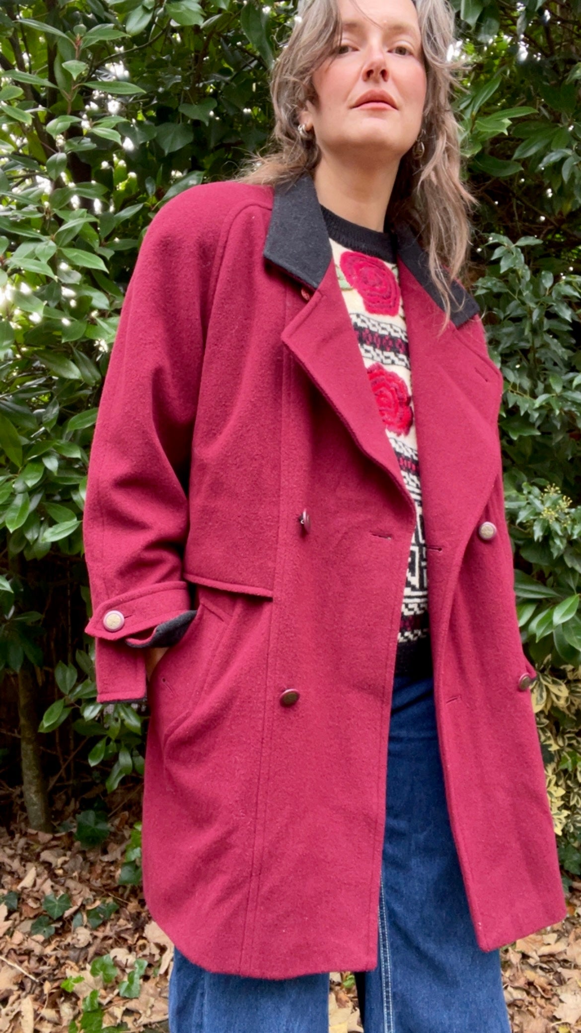 Mid-length Wool Coat
