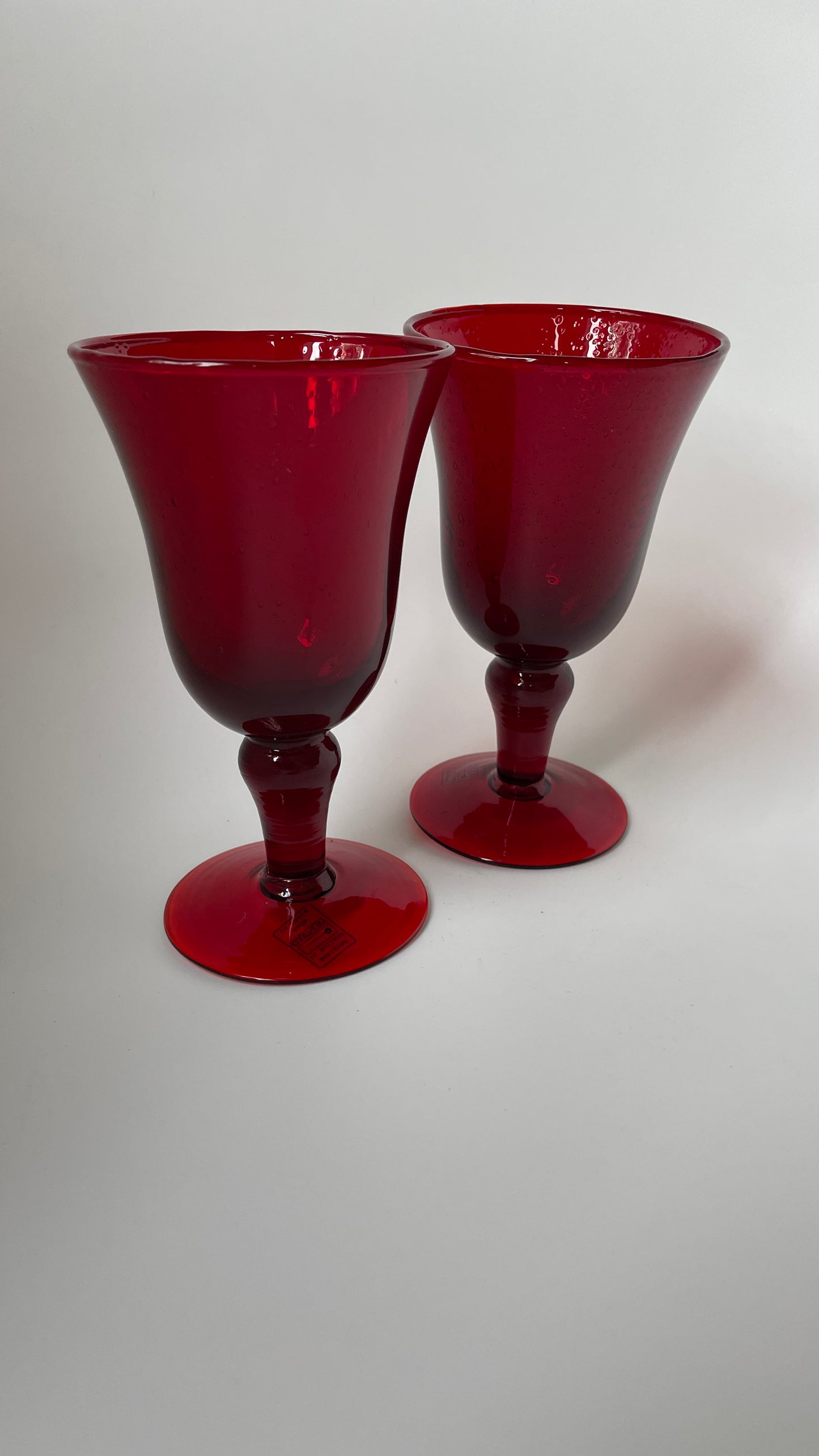 Red goblets