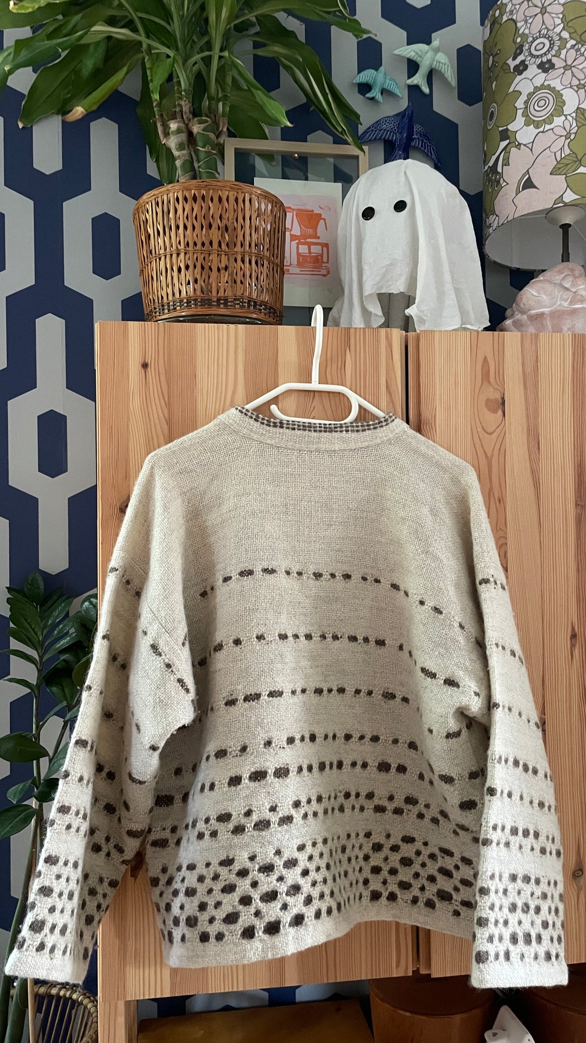 Neutral Wool Cardigan/ Jacket