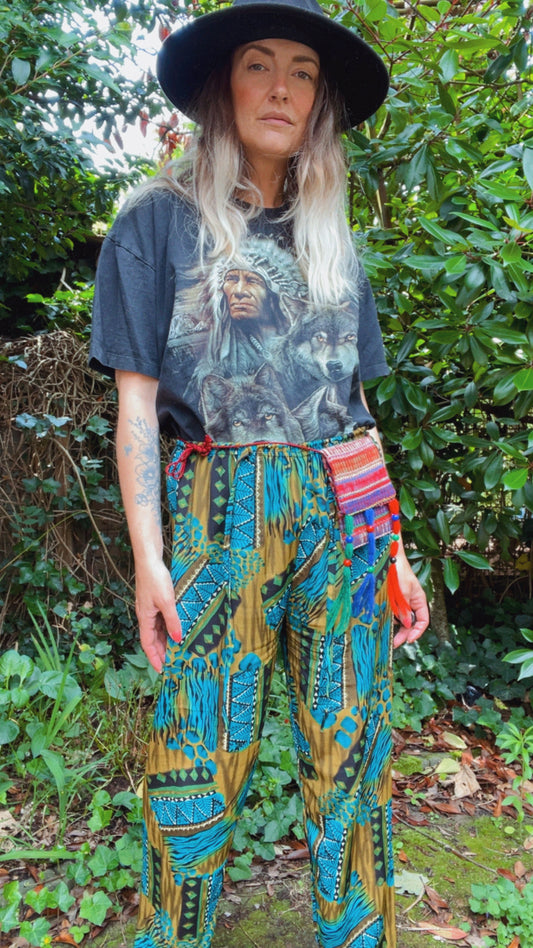80s Printed Trousers