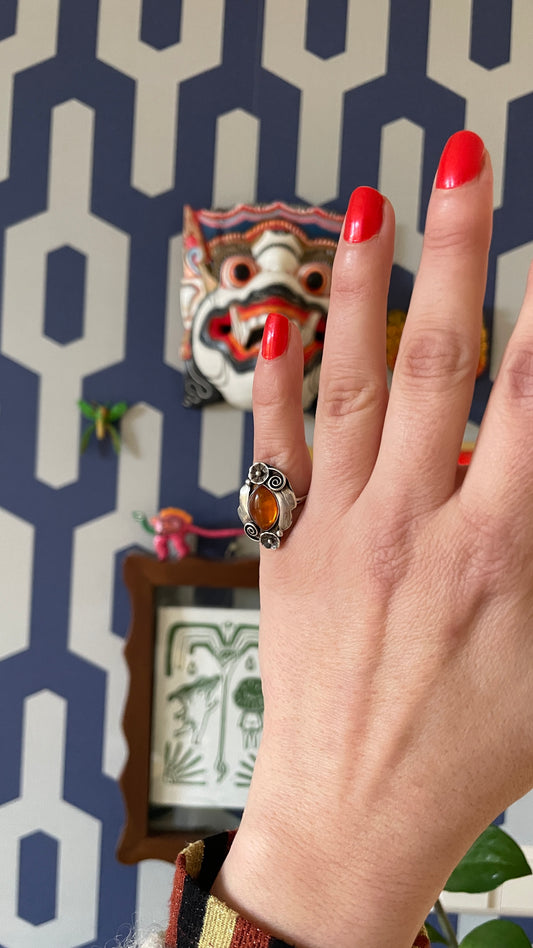 Baltic Amber Ring