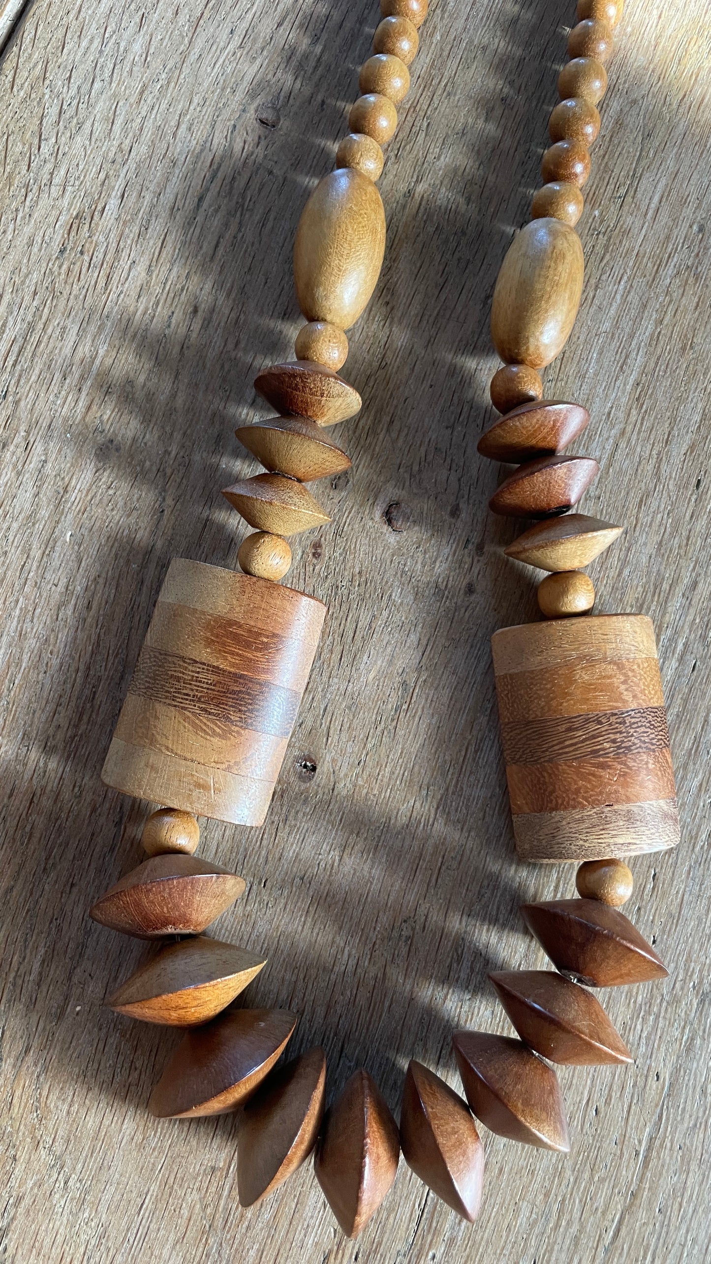 Wood Beaded Necklace