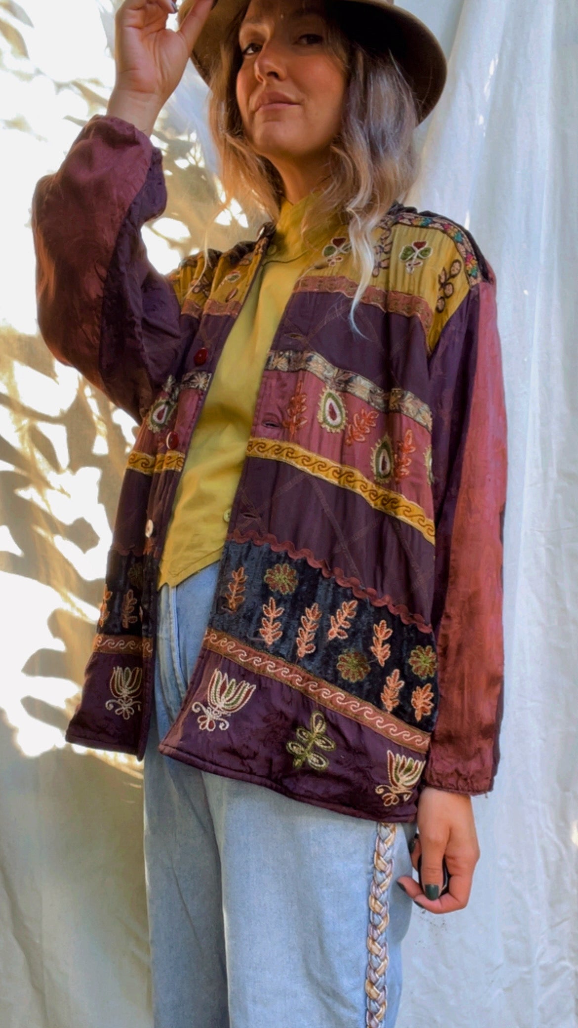 Embroidery Patchwork Jacket