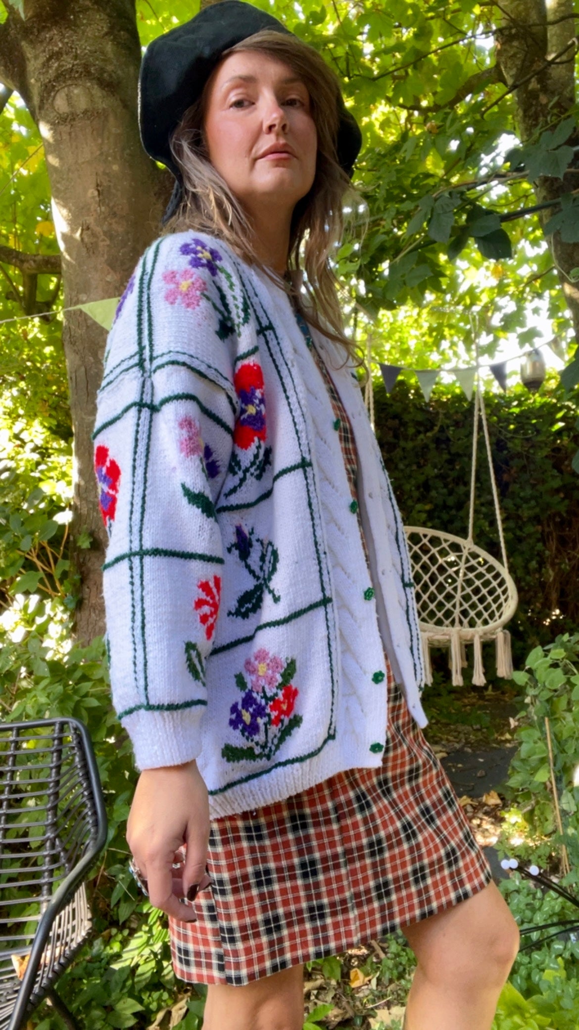 Flower Novelty Cardigan