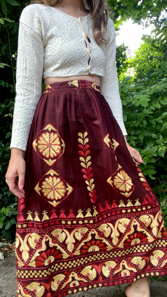 Suzani Skirt