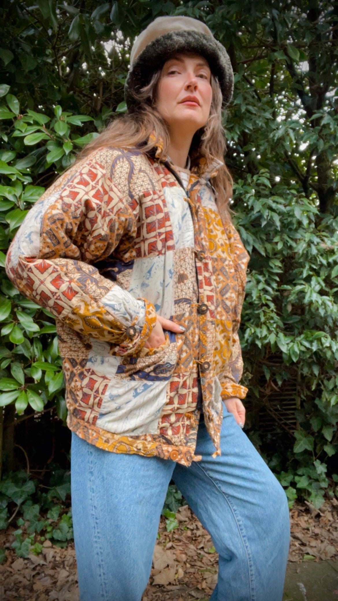 Reversible Batik Jacket