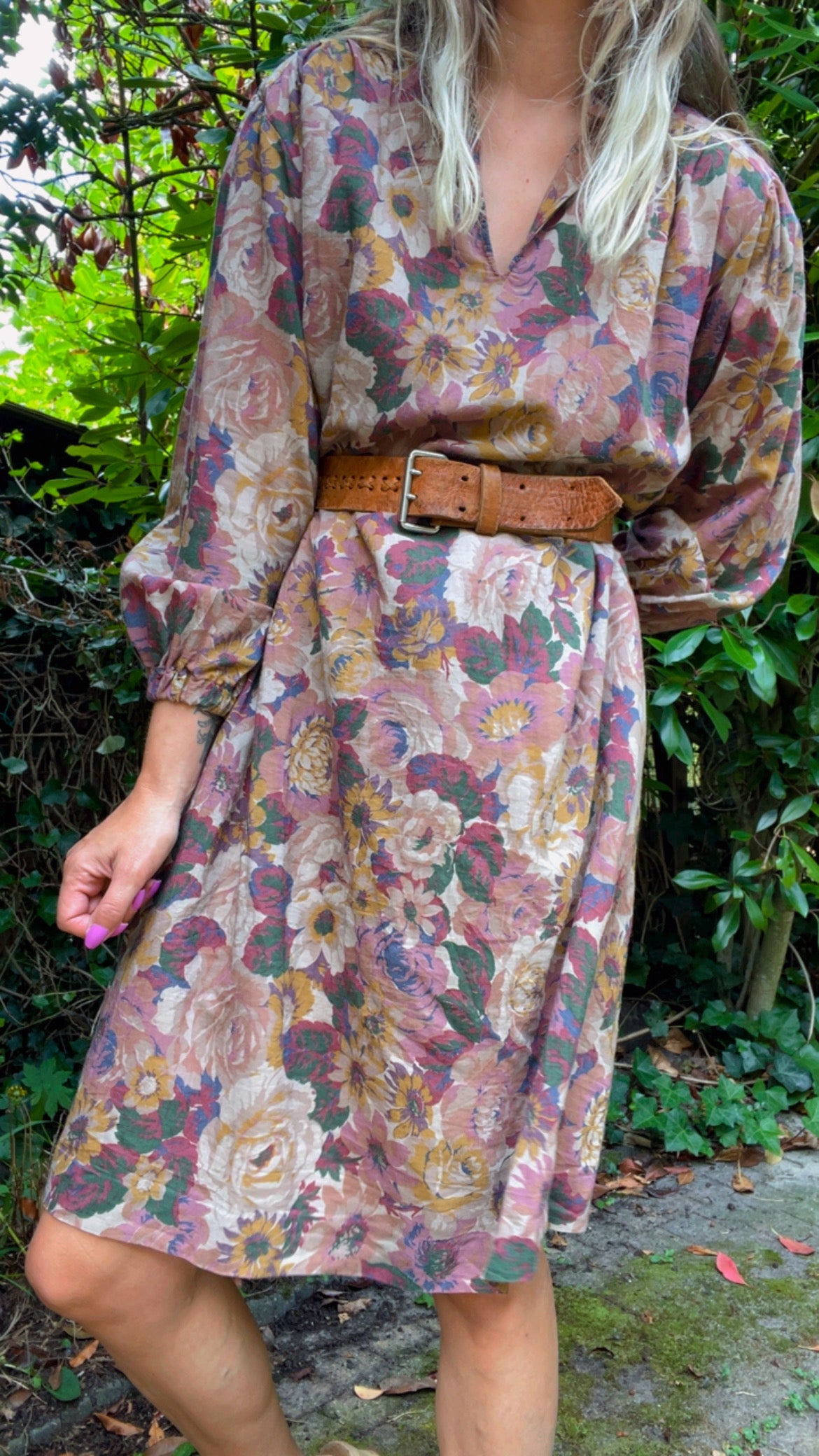 Handmade Floral Dress