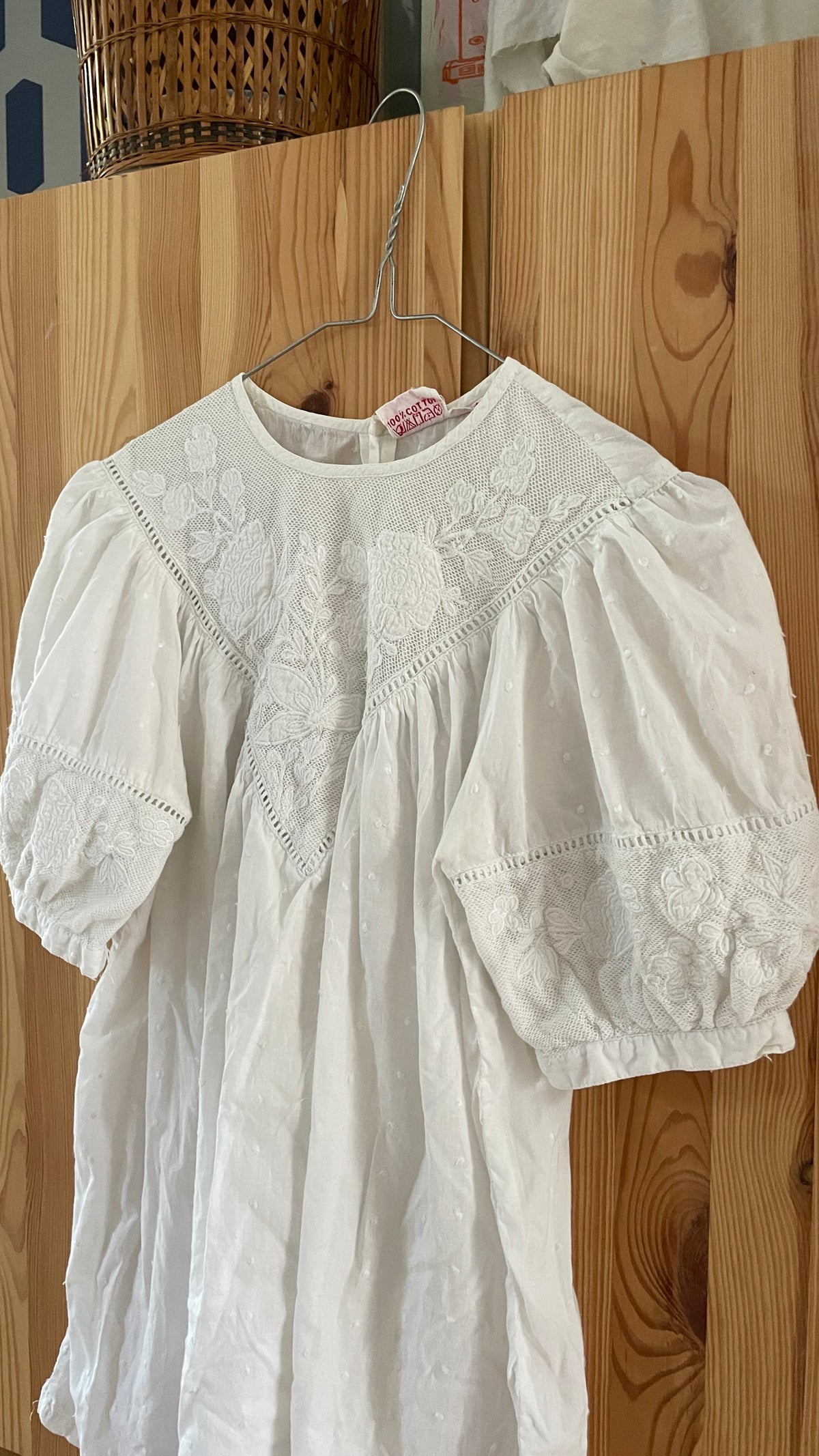 Lace Plumetis SS TOP