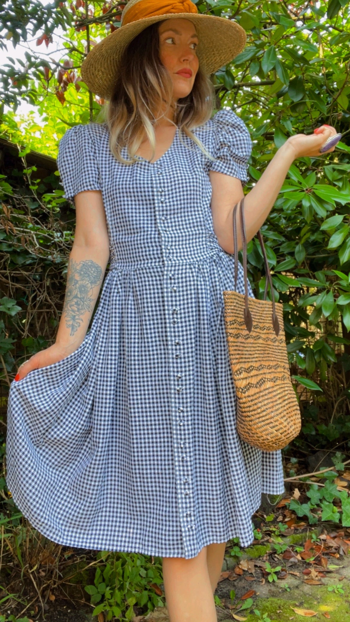 Gingham Dress