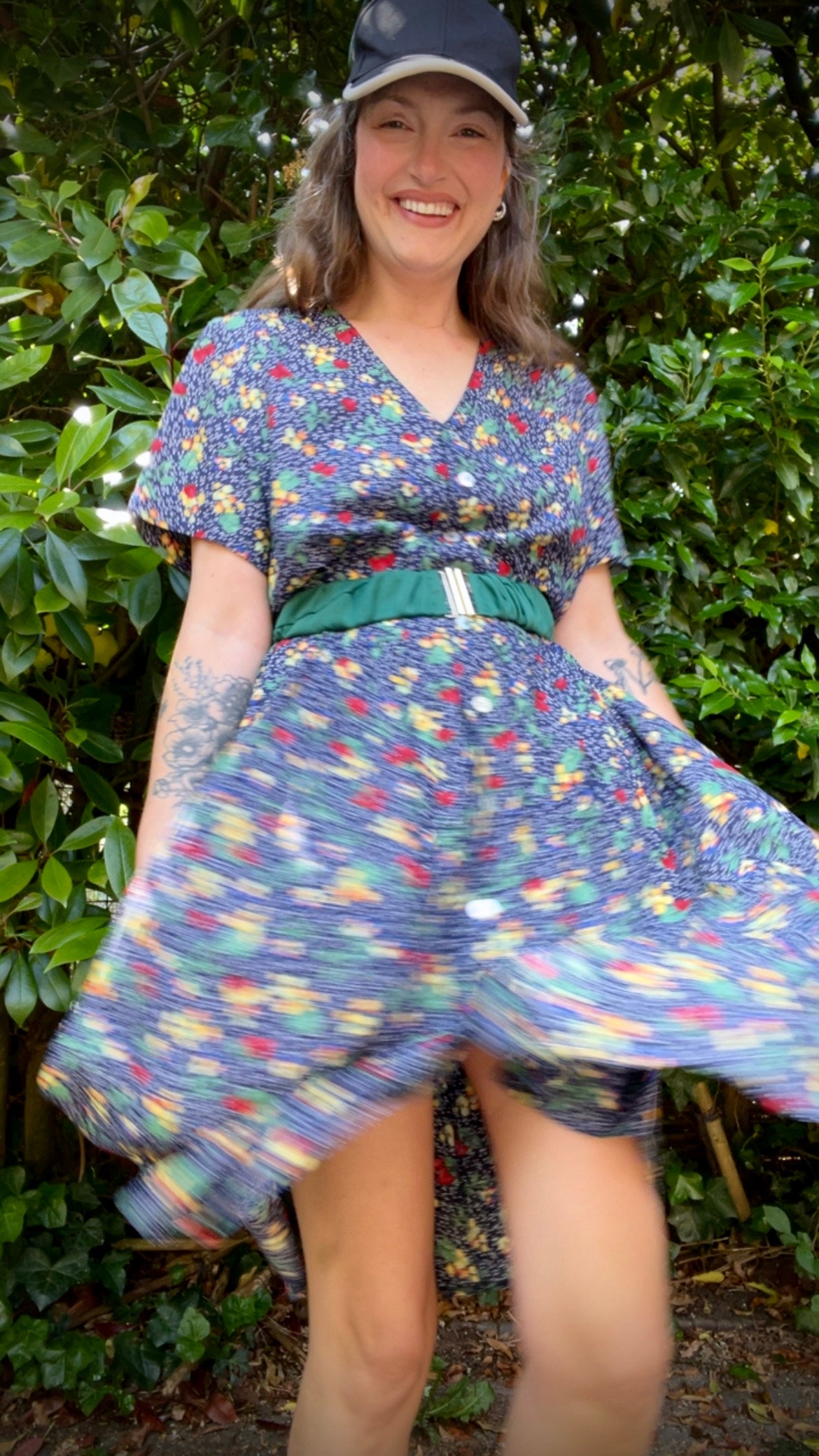 Floral Button Down Dress
