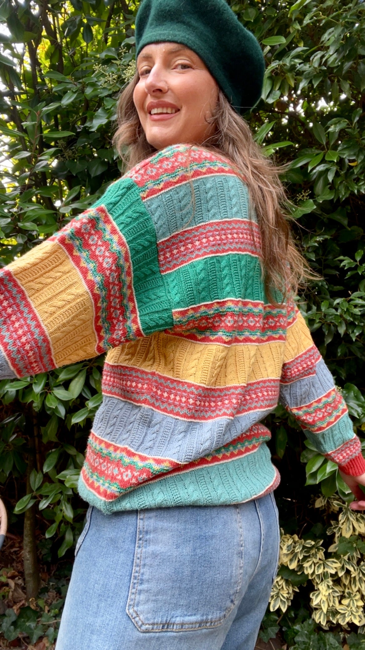 Colorful Pattern Jumper