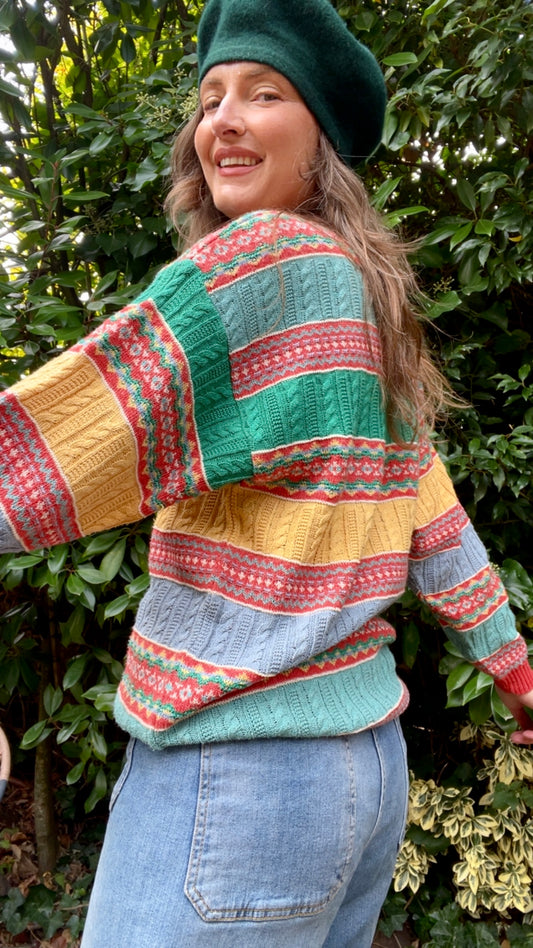 Colorful Pattern Jumper