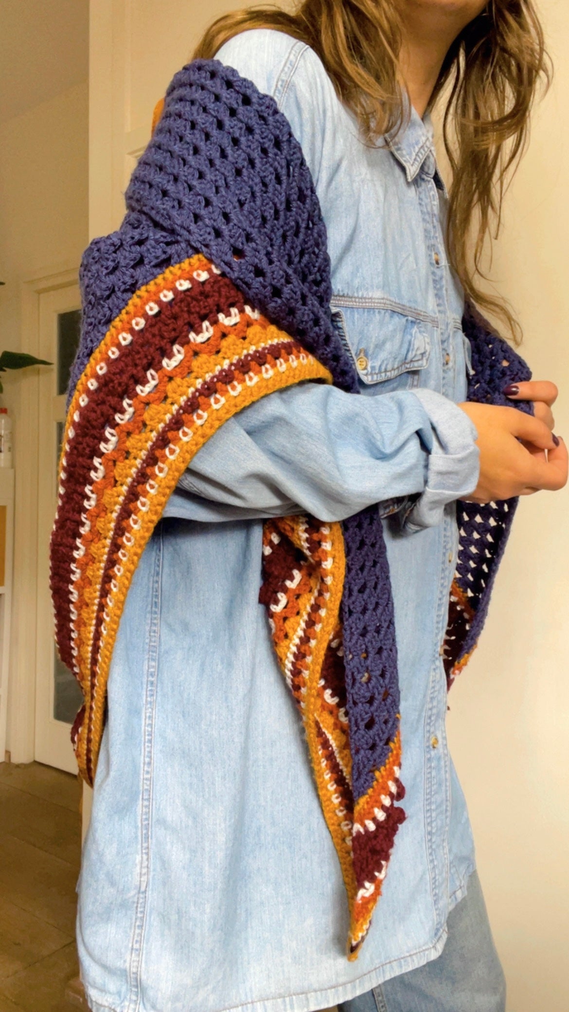 Crochet Triangle Scaf