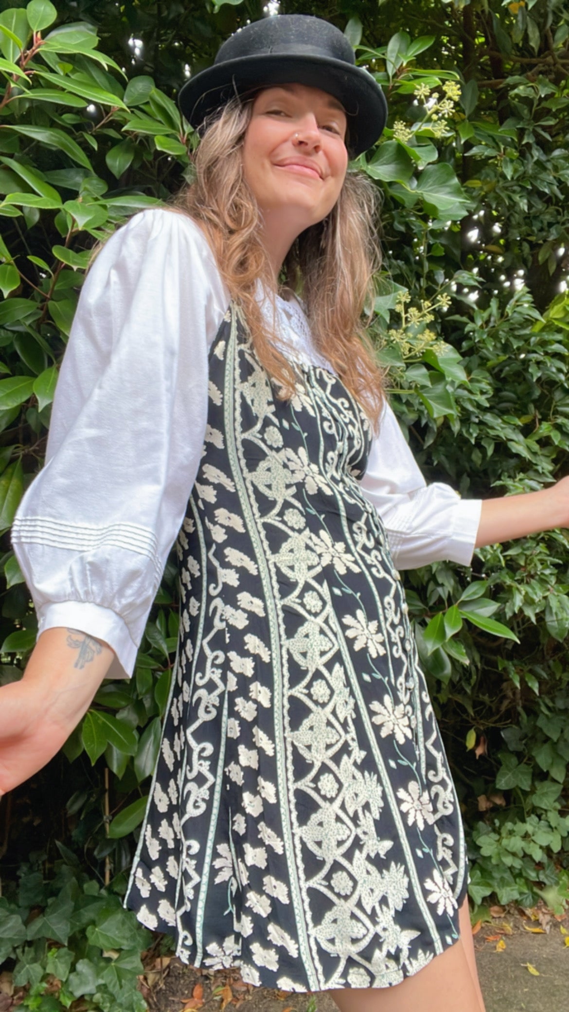 90s Floral Mini Dress