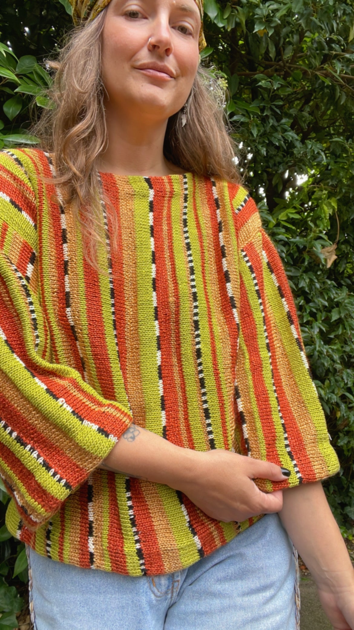 Graphic Knitted Jumper