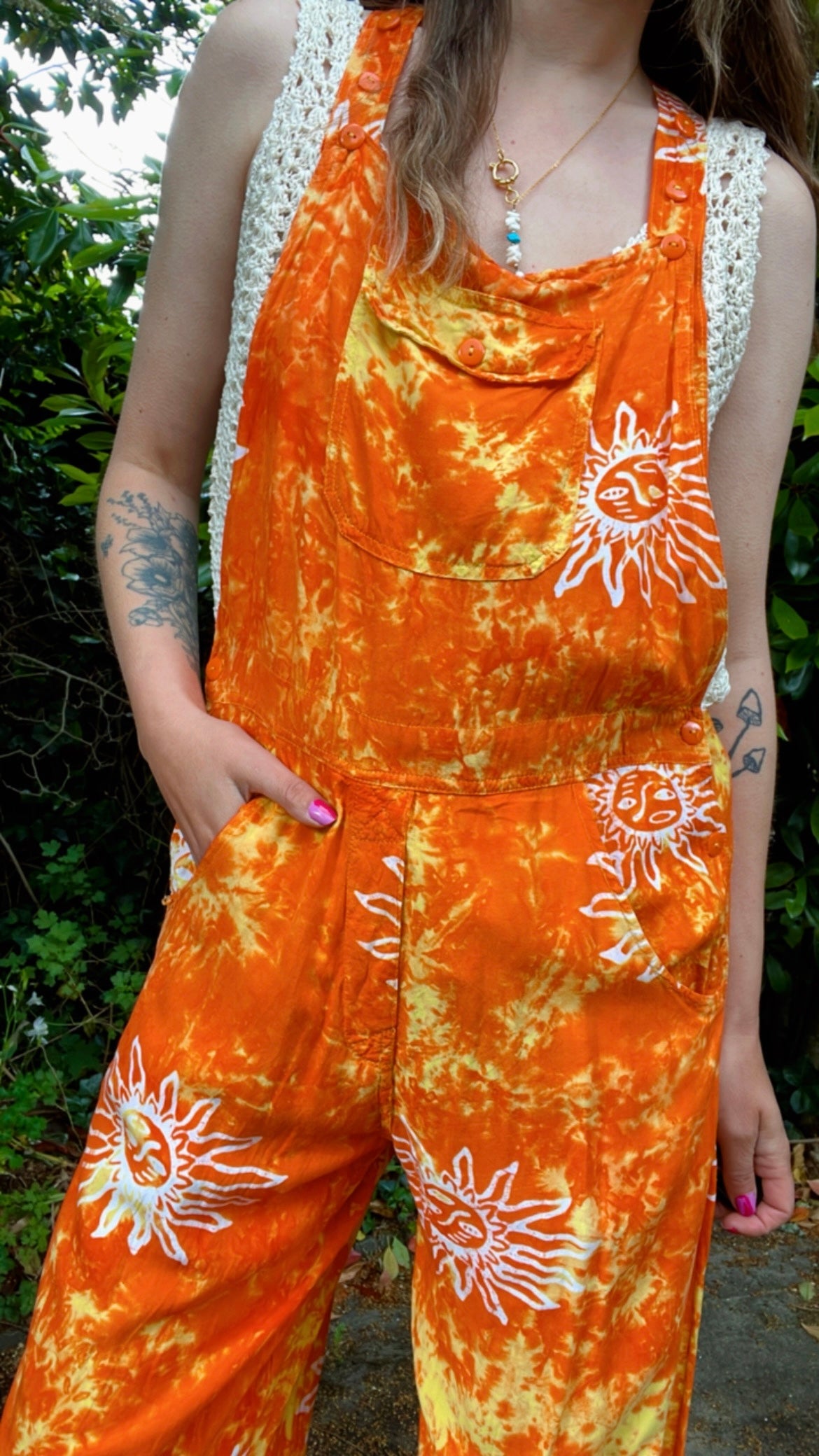 90s Sunny Dungarees