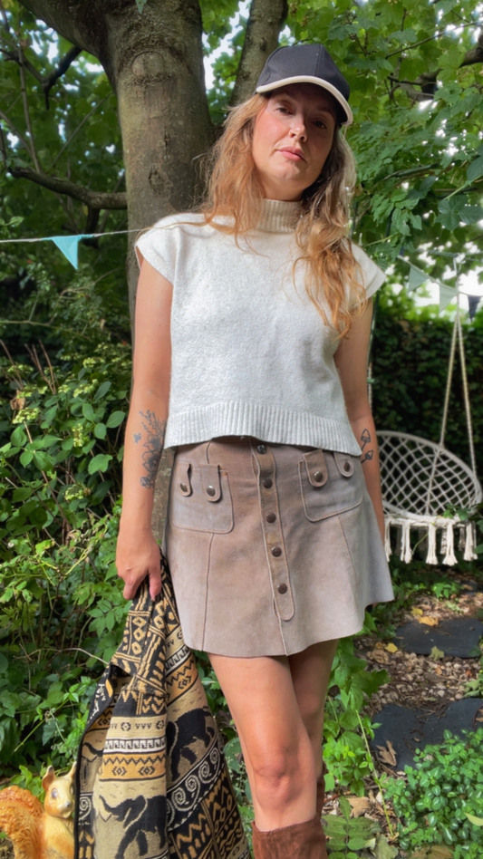70s Suede Mini