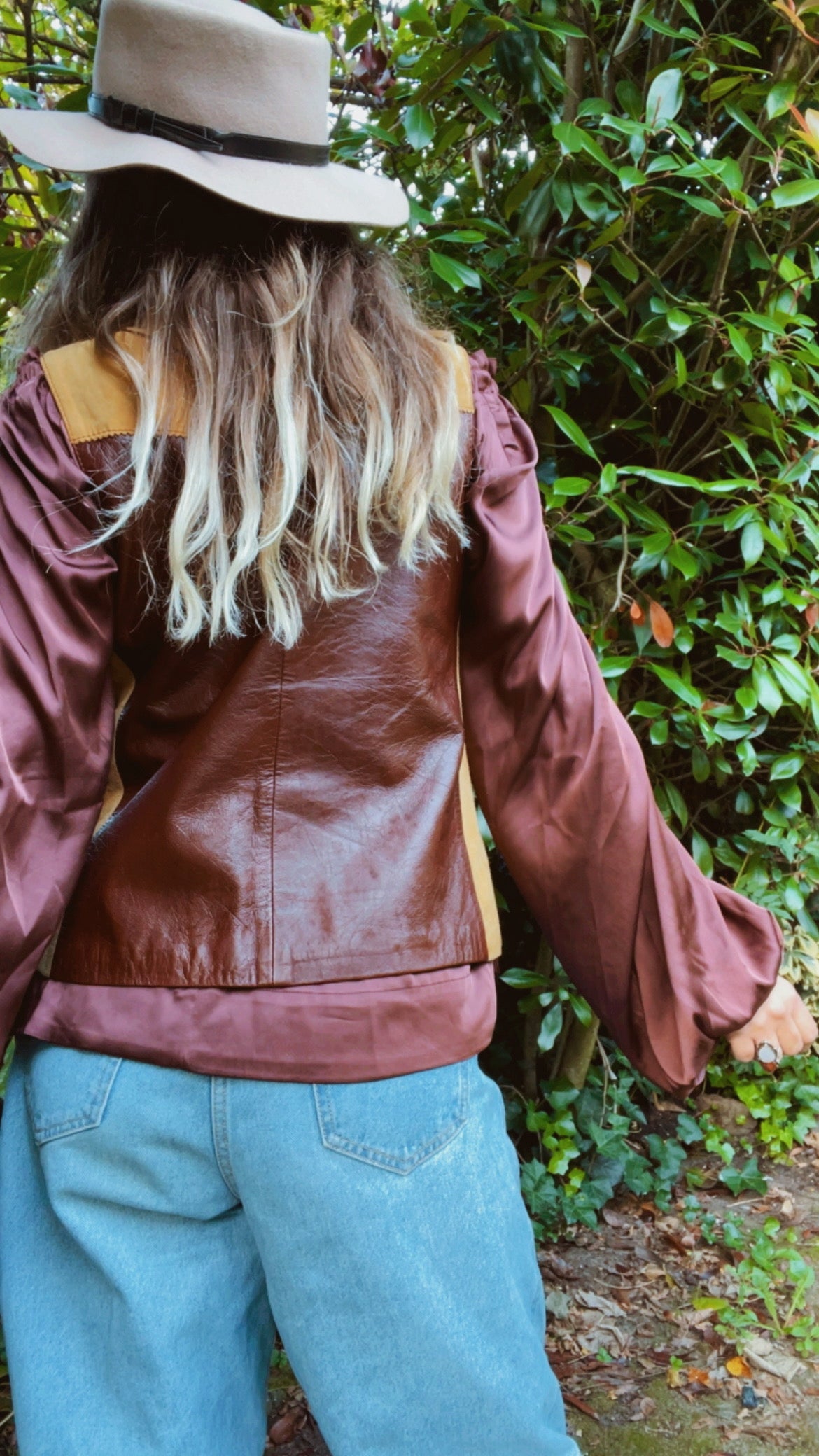 70s Leather Waistcoat