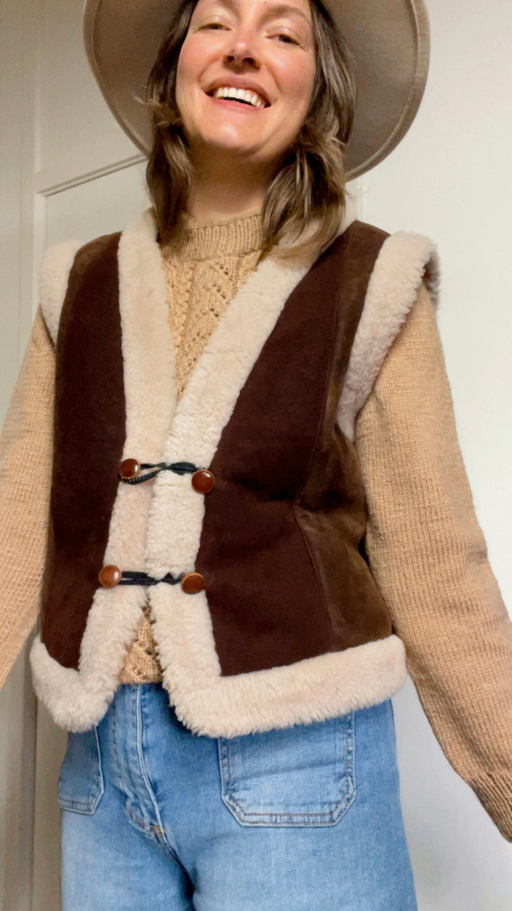 Shearling Waistcoat
