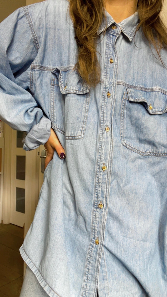 Oversized Denim Shirt