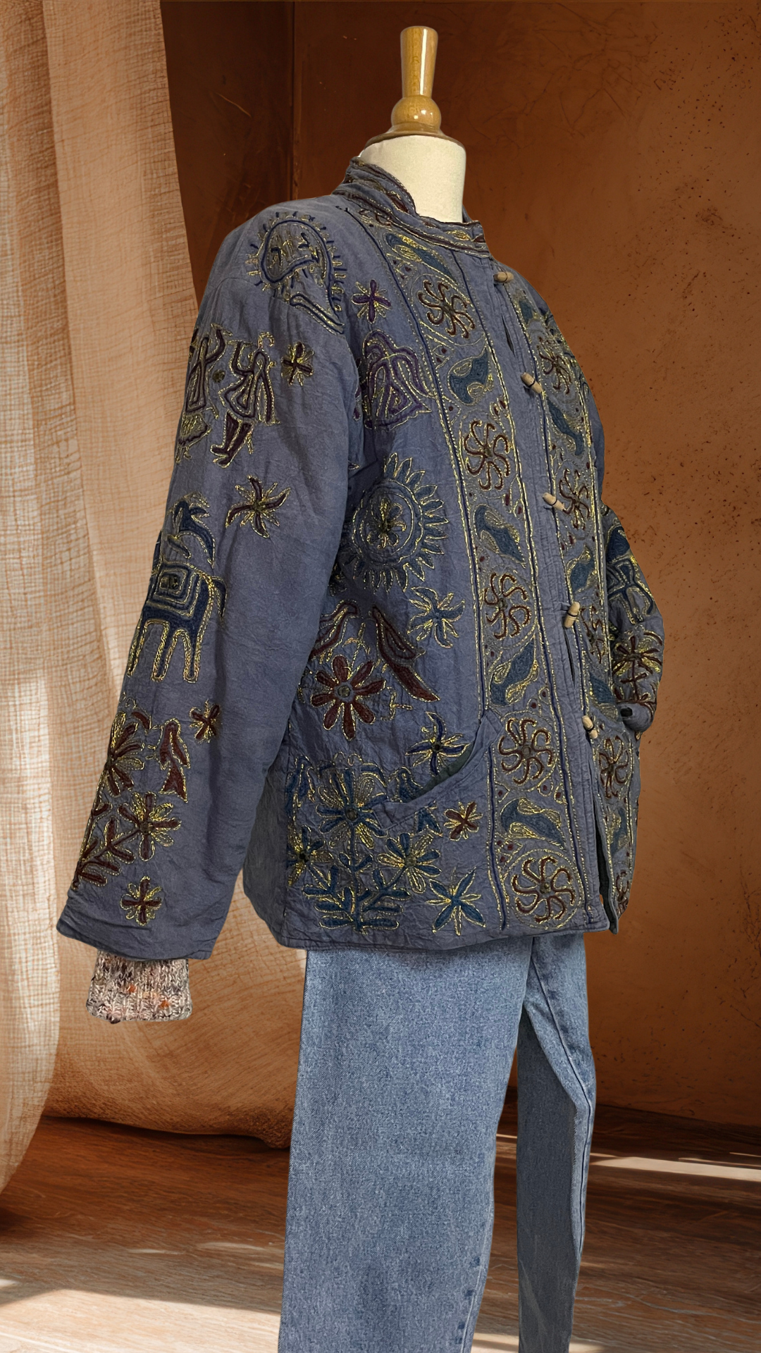 Padded Kantha Jacket