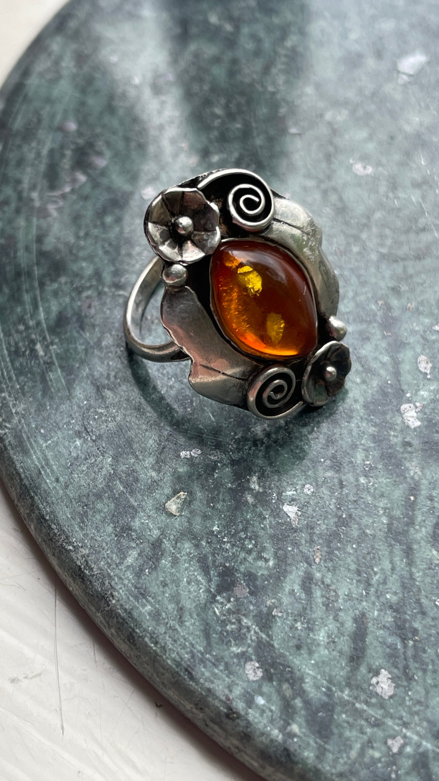 Baltic Amber Ring