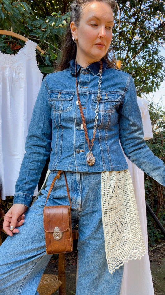 Leather & Metal Necklace